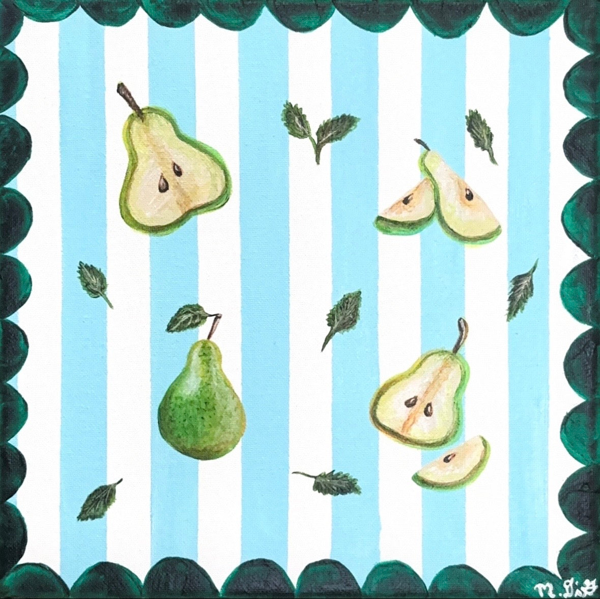 Print - Pears 8x8”
