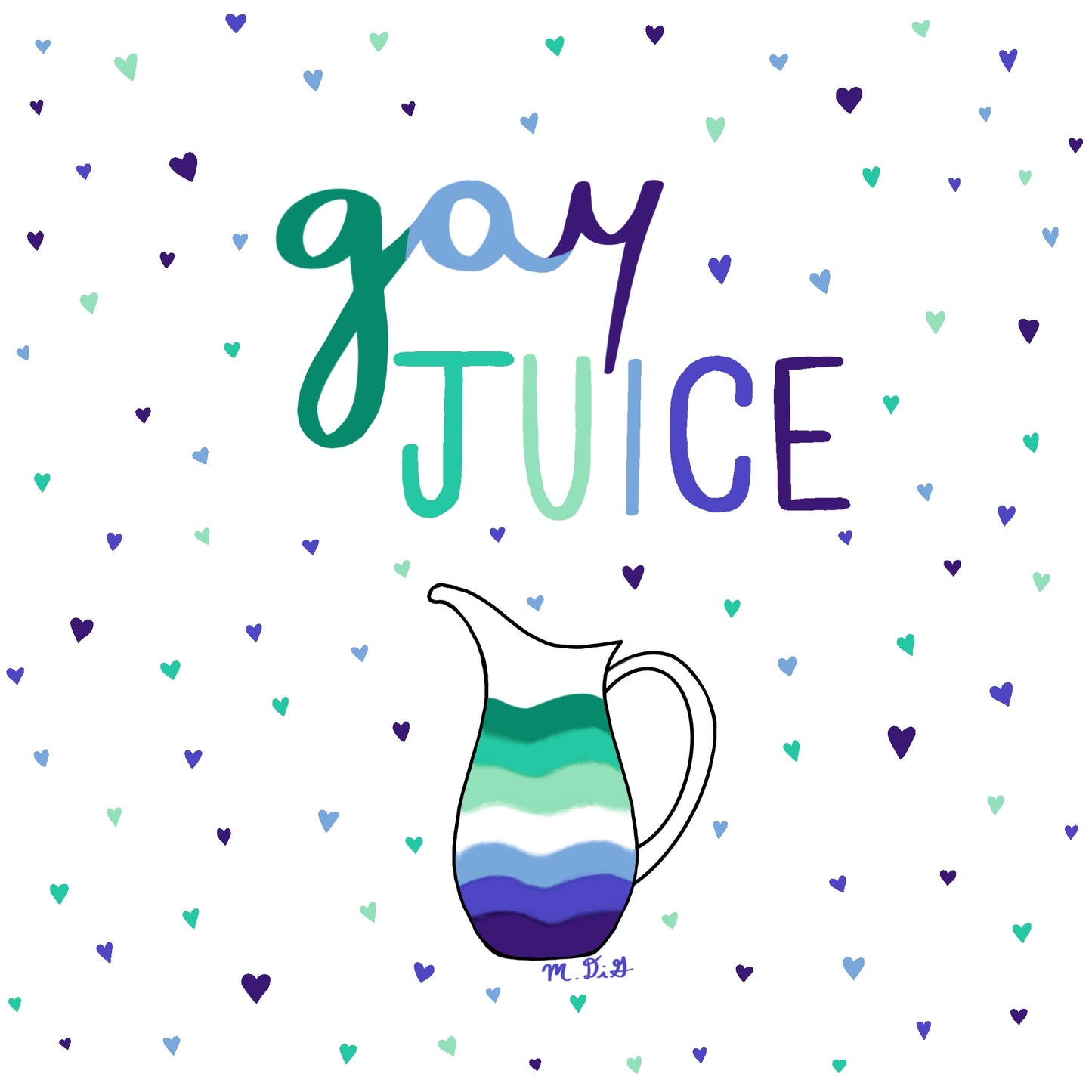 Gay Juice - 5x5"