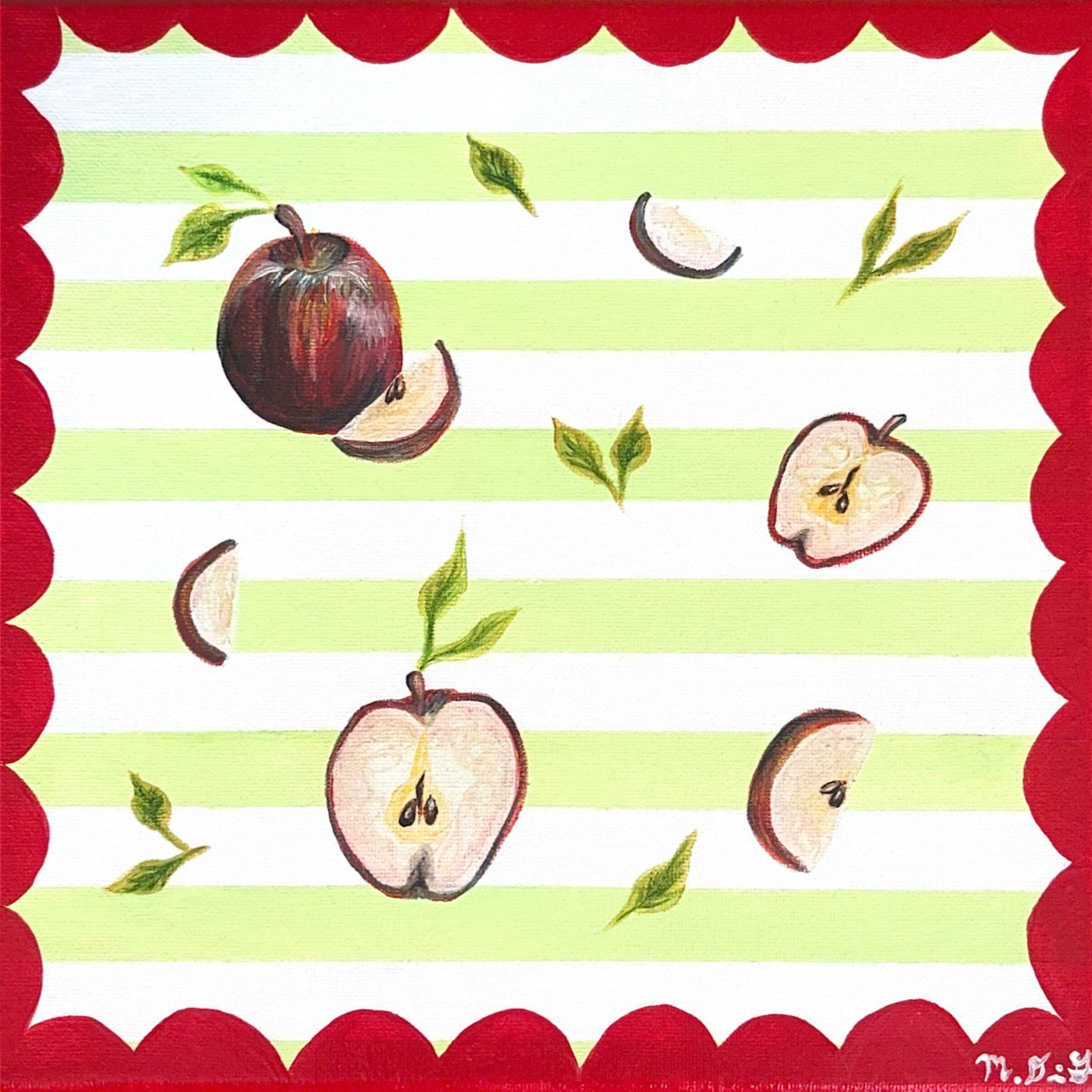 Print - Apples 8x8”