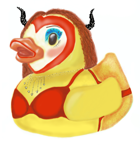 Kink is Karma Duck - Sticker