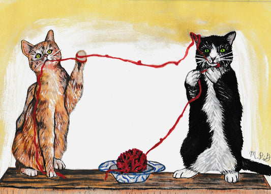 Kitty and the Tramp - 3 Pack - 5x7"