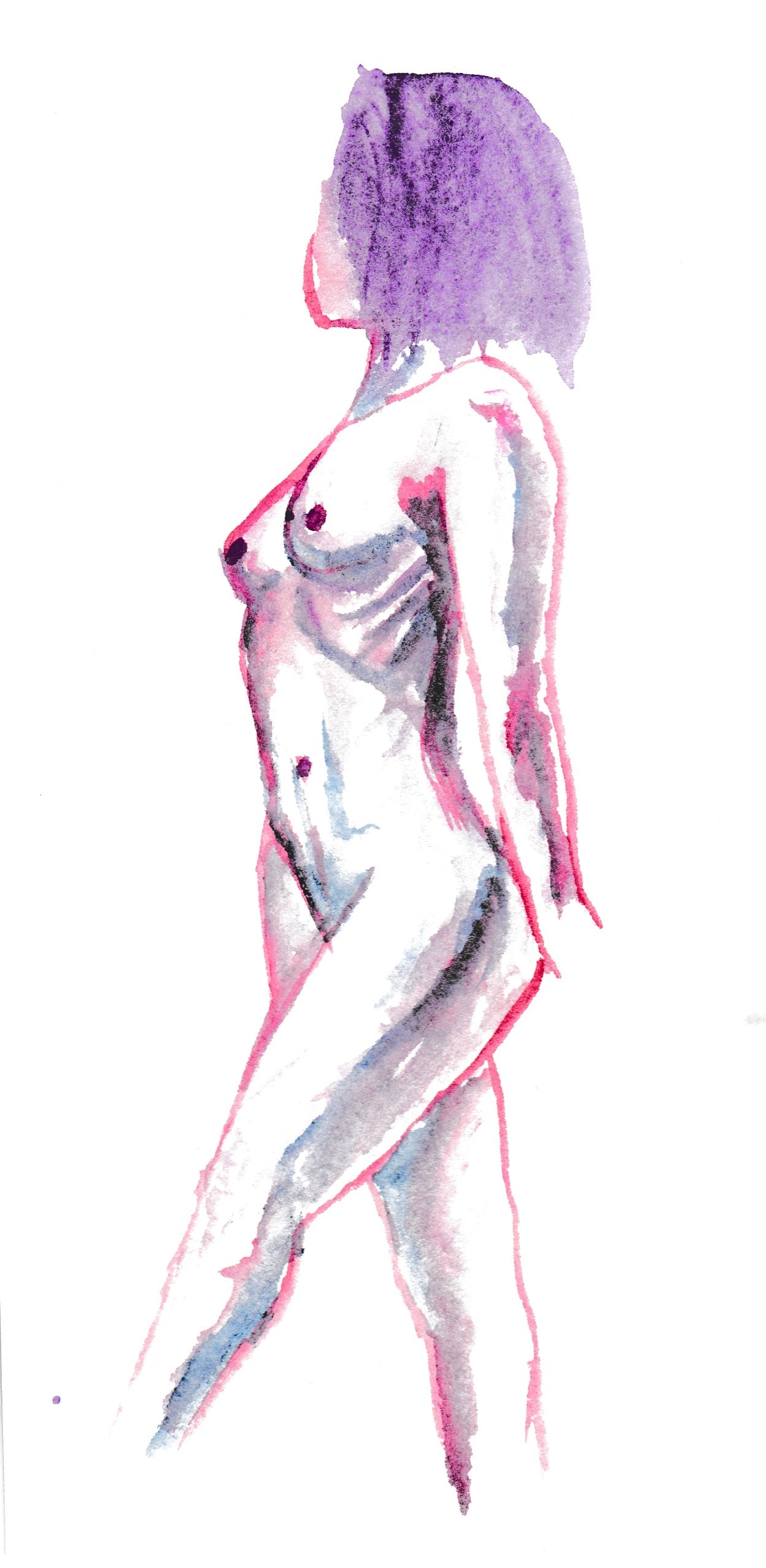 Kitty and the Tramp #1 - 5x7"