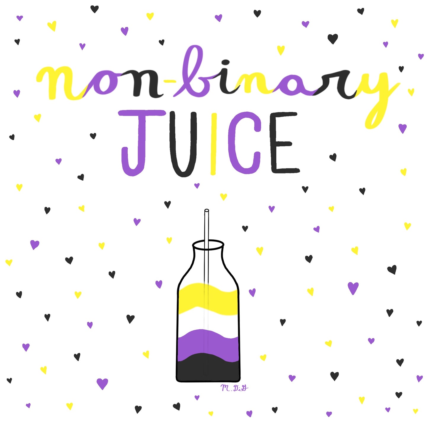 Non-Binary Juice - 5x5"