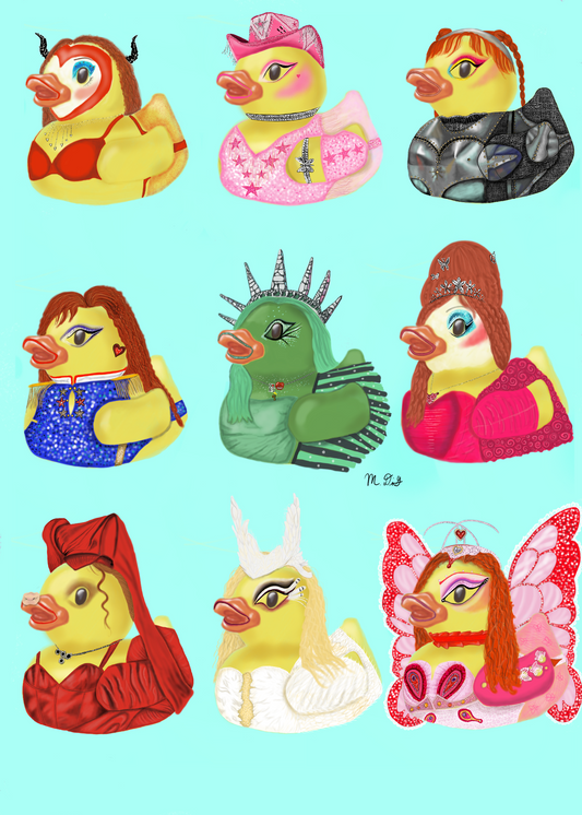 Quackell Roan - 5x7"