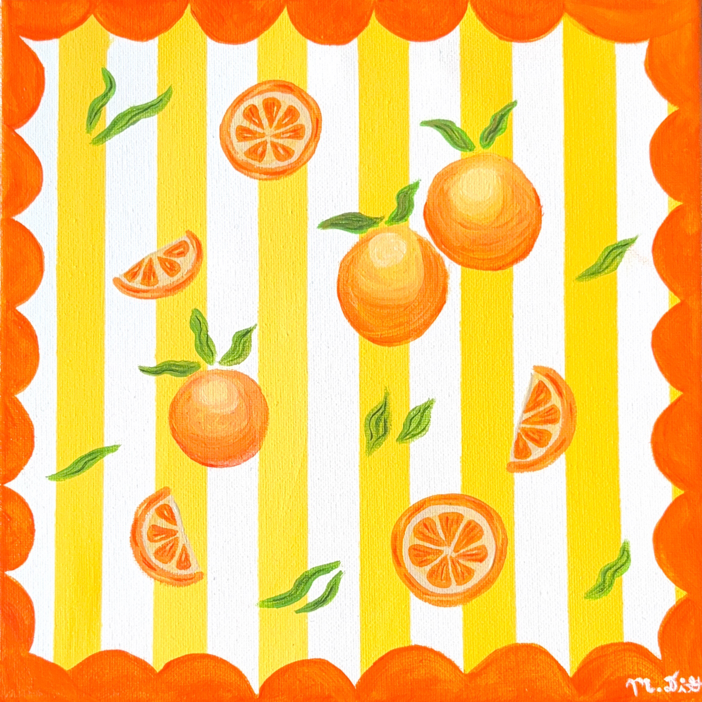 Print - Oranges 8x8”