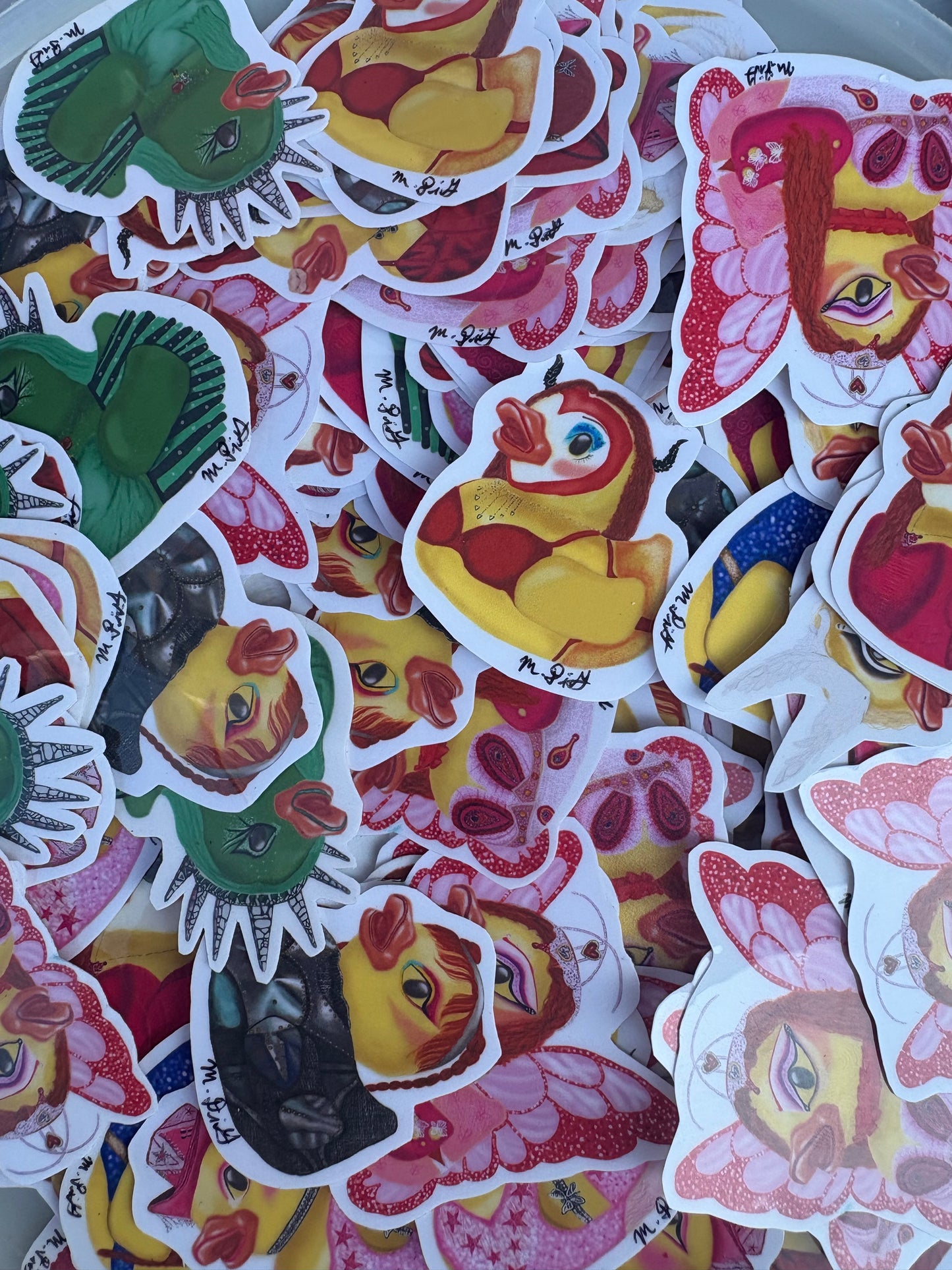 Pink Pony Duck - Sticker